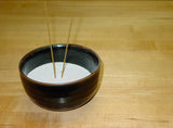 Yuzu Tenmoku Incense Bowl