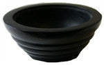 Ebony Soapstone Smudge Bowl, 5 inches diameter - Neko-Chan Incense