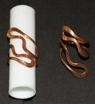Copper Free-form Ring, Adjustable - Neko-Chan Incense