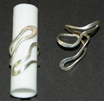 Silver Free-form Ring, Adjustable - Neko-Chan Incense