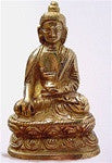 Minature Brass Buddha Figure - Neko-Chan Incense