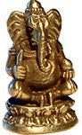 Ganesh - Brass Miniature - Neko-Chan Incense